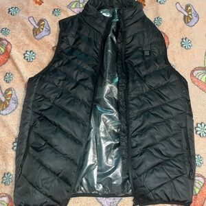 Black heated vest